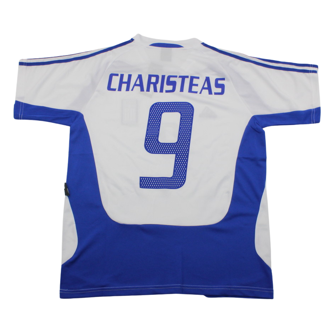 Camisa Grécia 2004 Home - Versão Retrô "Charisteas" N°9