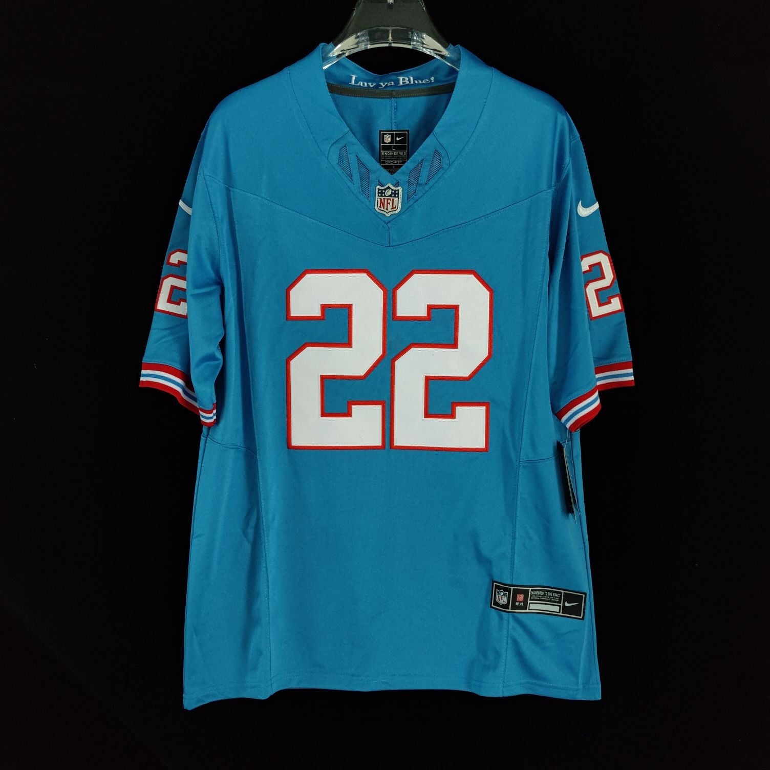 Camisa NFL Tennessee Titans Vapor F.U.S.E. Limited Jersey Azul Claro