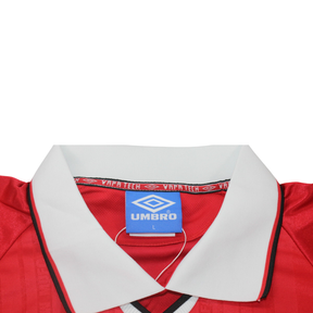 Camisa Manchester United Manga Longa 1999 - Versão Retrô "Beckham" Nº 7