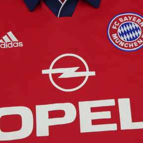 Camisa Bayern de Munique 99/00 Home Manga Longa - Versão Retrô "Jeremies" N°16