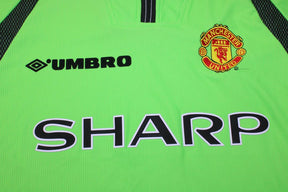 Camisa Manchester United Manga Longa 98/99 - Versão Retrô "Schmeichel" Nº 1