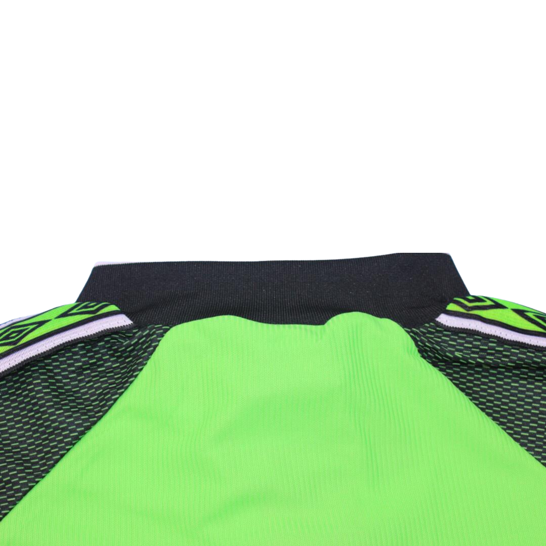 Camisa Manchester United Manga Longa 98/99 - Versão Retrô "Schmeichel" Nº 1