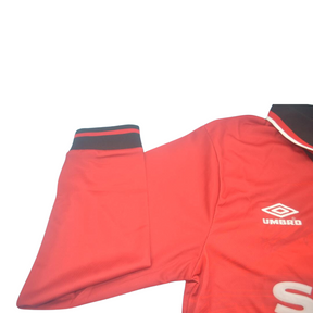 Camisa Manchester United Manga Longa 94/96 - Versão Retrô "Cantona" Nº 7