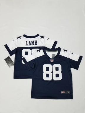 Camisa NFL Baby Jersey Dallas Cowboys Vapor Limited Azul Branca