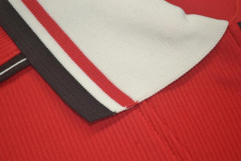 Camisa Manchester United Manga Longa 98/99 - Versão Retrô "Beckham" Nº 7