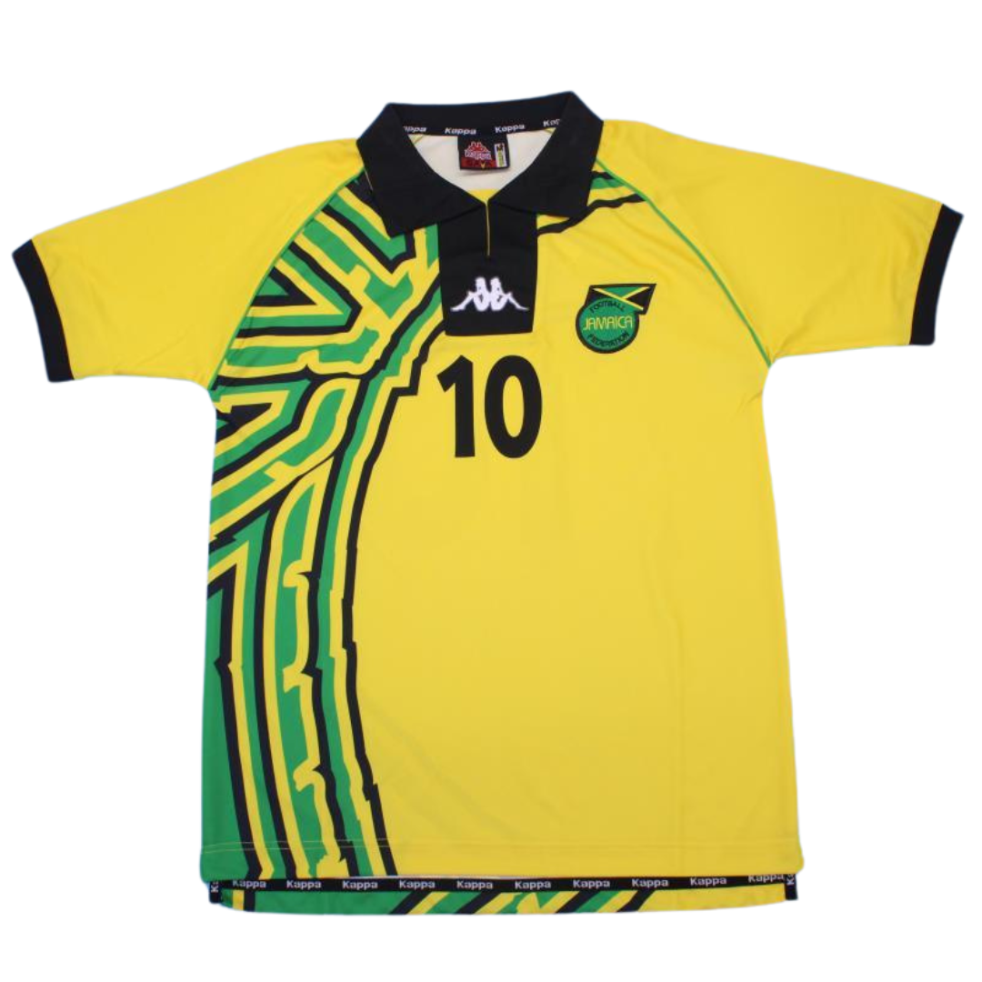 Camisa Jamaica 1998 Home - Versão Retrô "Bob Marley" N°10