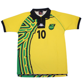 Camisa Jamaica 1998 Home - Versão Retrô "Bob Marley" N°10