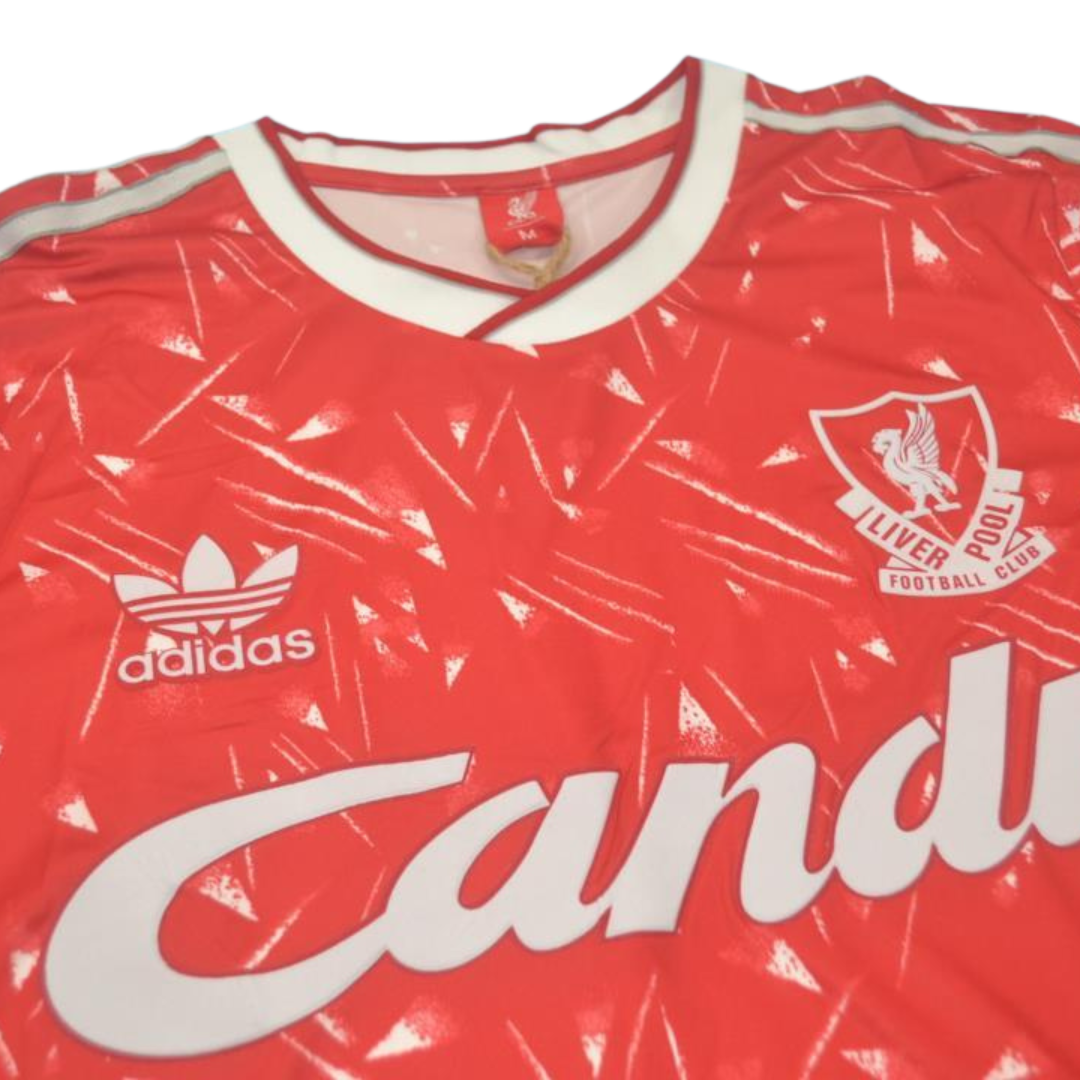 Camisa Liverpool Manga Longa 89/91 - Versão Retrô "Mc Manaman" Nº 7