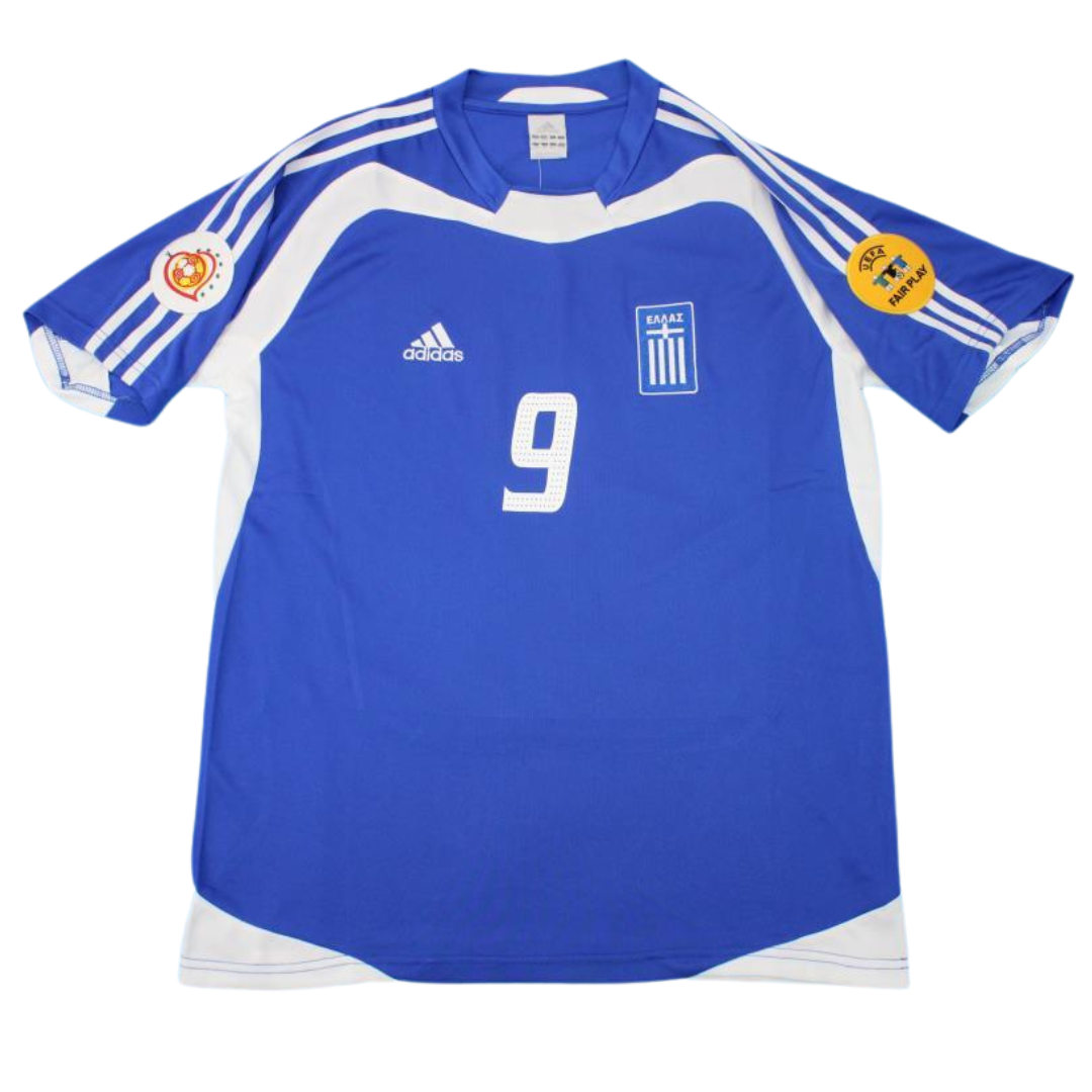 Camisa Grécia 2004 Away Eurocopa - Versão Retrô "Charisteas" N°9