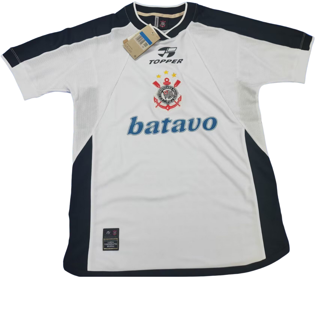 Camisa Corinthians Home 2000 - Versão Retrô