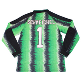 Camisa Manchester United Manga Longa 90/92 - Versão Retrô "Schmeichel" Nº 1