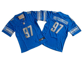Camisa NFL Feminina Detroit Lions Vapor F.U.S.E. Limited Jersey Azul