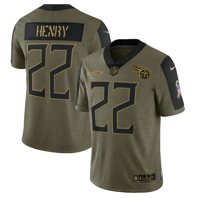 Camisa NFL Tennessee Titans Vapor Limited Jersey Salute To Service 2021