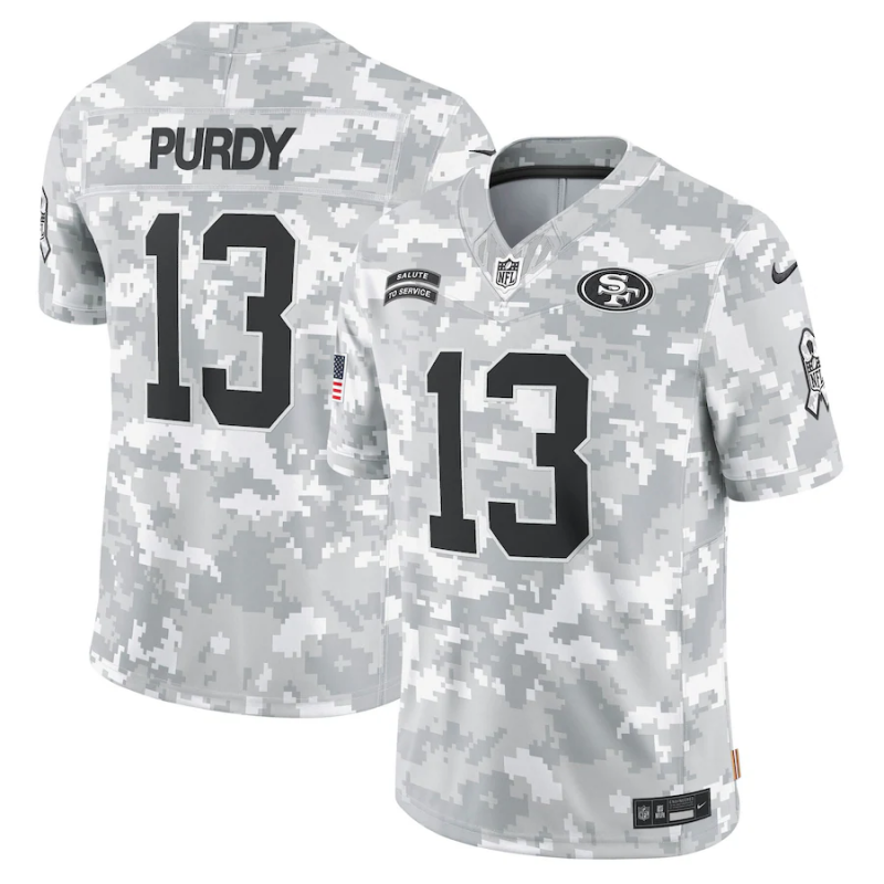 Camisa NFL San Francisco 49ers Vapor F.U.S.E. Limited Jersey Salute To Service 2024