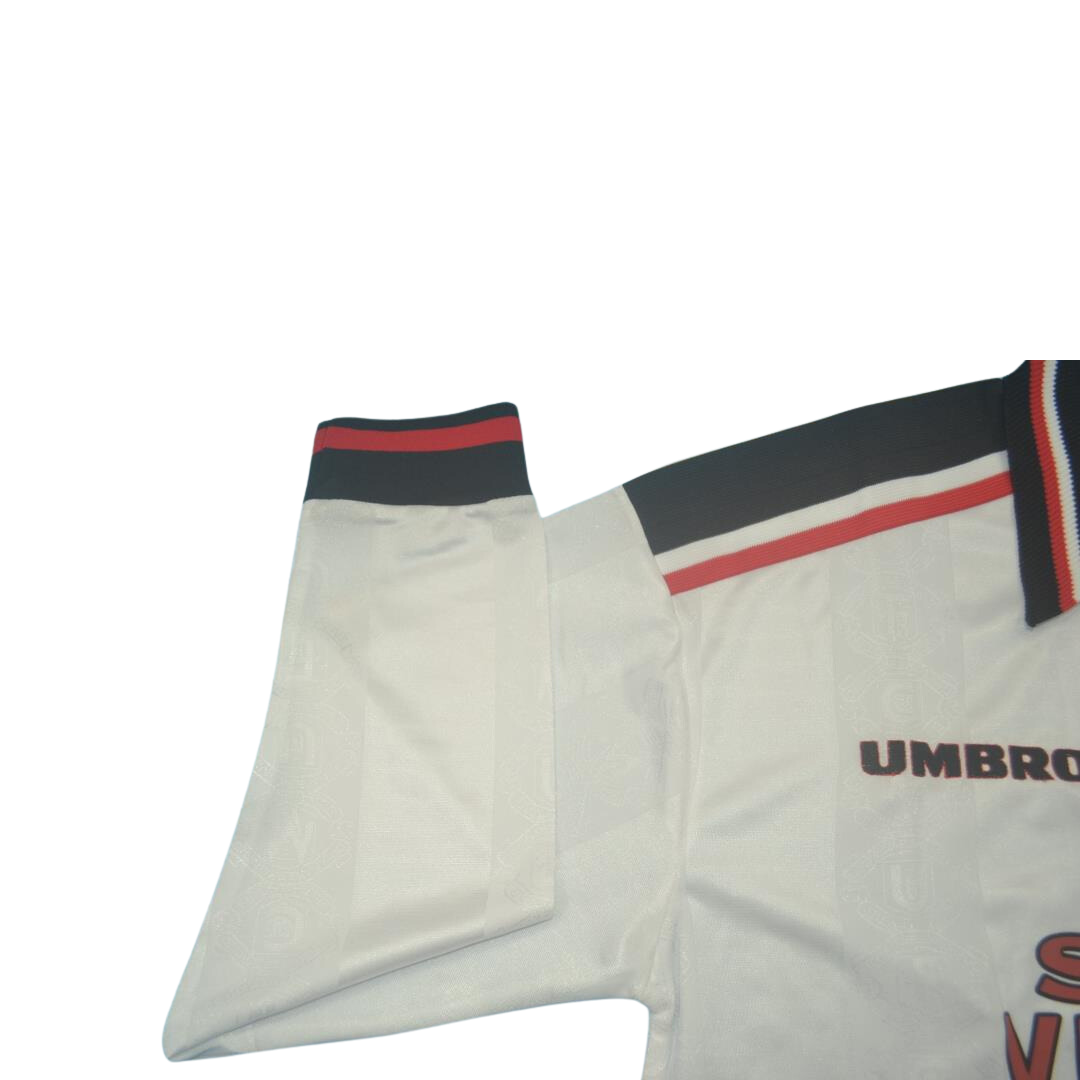 Camisa Manchester United Manga Longa 97/99 - Versão Retrô "Beckham" Nº 7