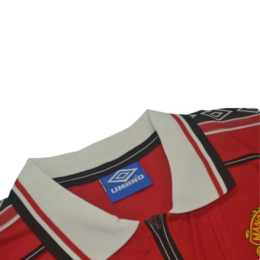 Camisa Manchester United Manga Longa 98/99 - Versão Retrô "Beckham" Nº 7