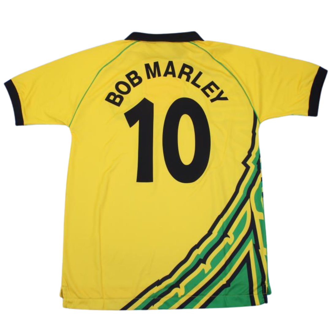 Camisa Jamaica 1998 Home - Versão Retrô "Bob Marley" N°10