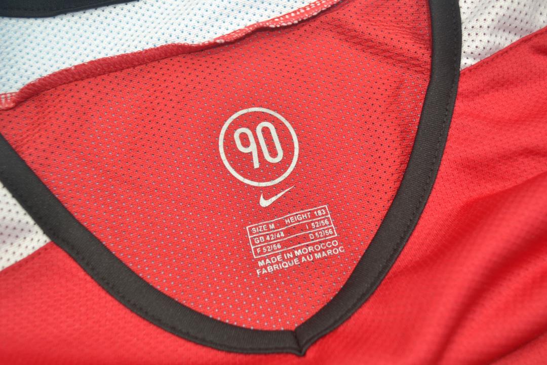 Camisa Manchester United Manga Longa 04/06 - Versão Retrô "V.Nistelrooy" Nº 10