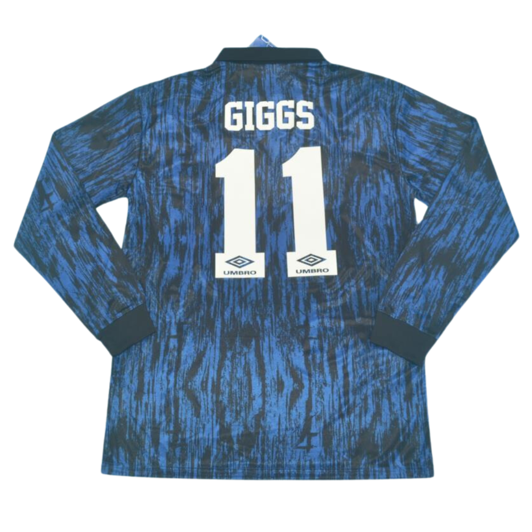 Camisa Manchester United Manga Longa 92/93 - Versão Retrô "Giggs" Nº 11