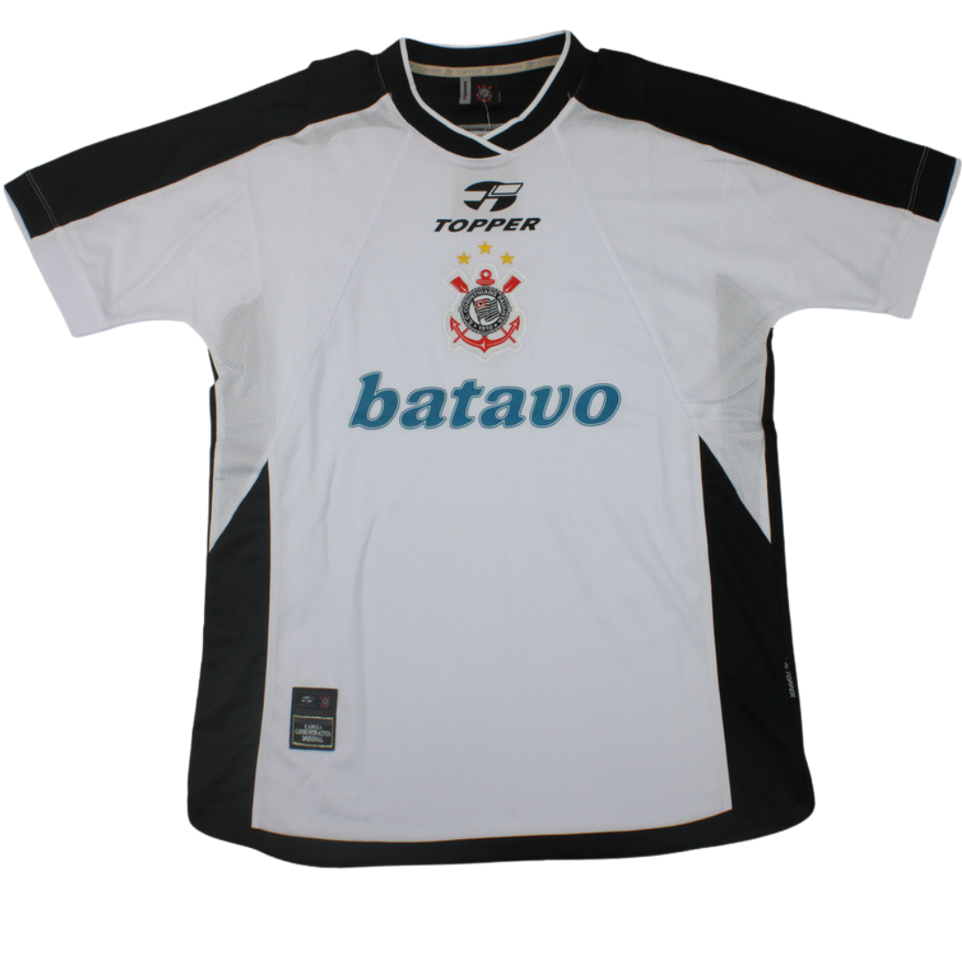 Camisa Corinthians Home 2000 - Versão Retrô