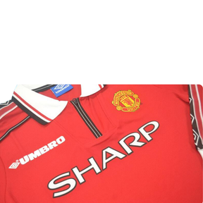 Camisa Manchester United Manga Longa 98/99 - Versão Retrô "Beckham" Nº 7