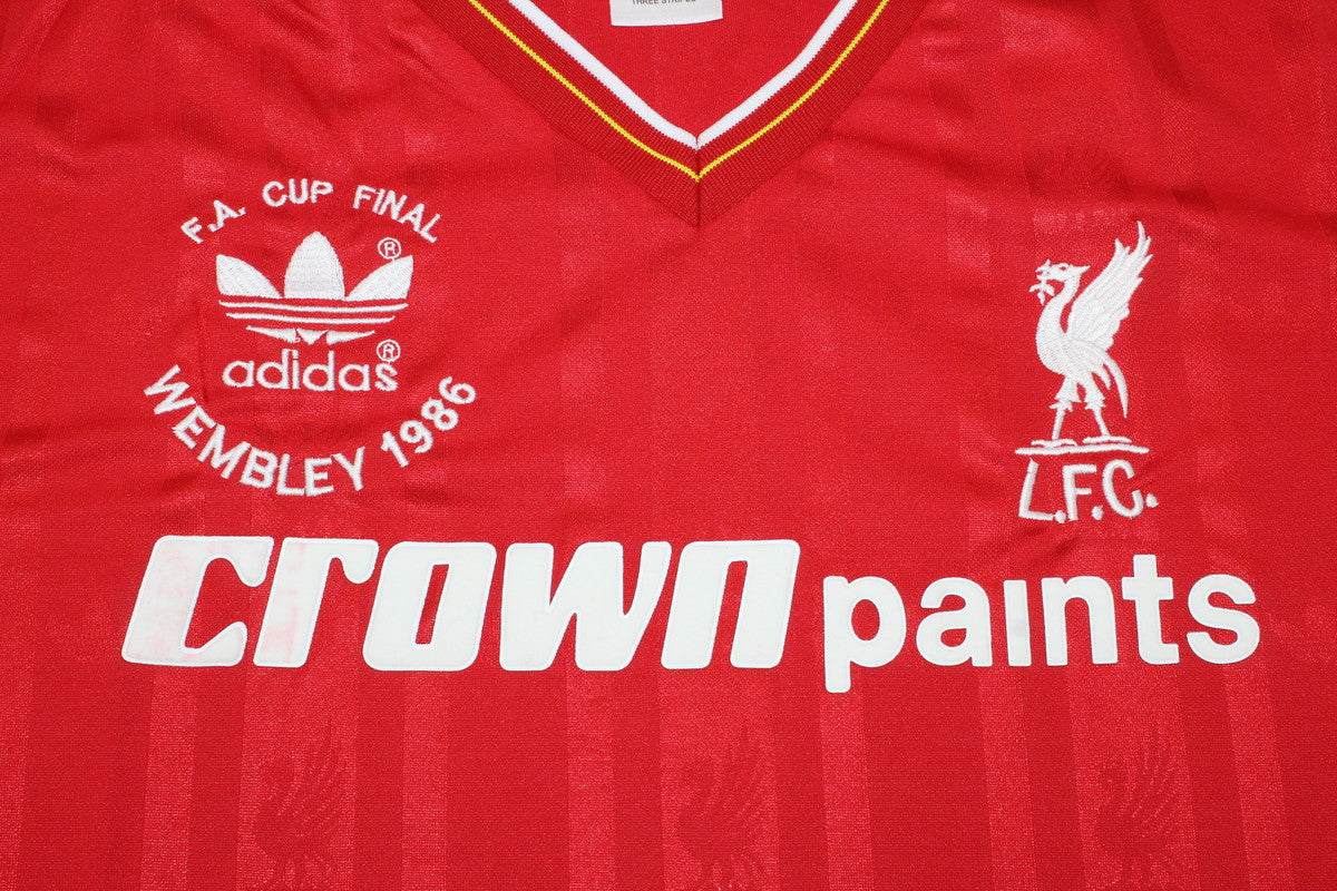 Camisa Liverpool Manga Longa Home 1986 - Versão Retrô