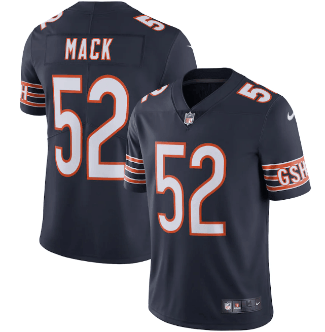 Camisa NFL Chicago Bears Vapor Limited Jersey Azul