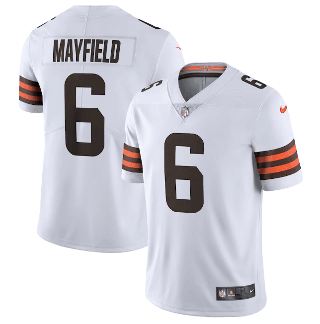 Camisa NFL Cleveland Browns Vapor Limited Jersey Branca