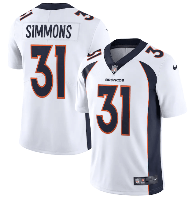 Camisa NFL Denver Broncos Vapor Limited Jersey Branca