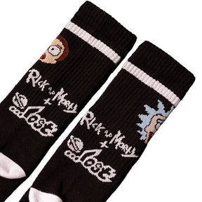 Meia Lost Rick And Morty Unissex