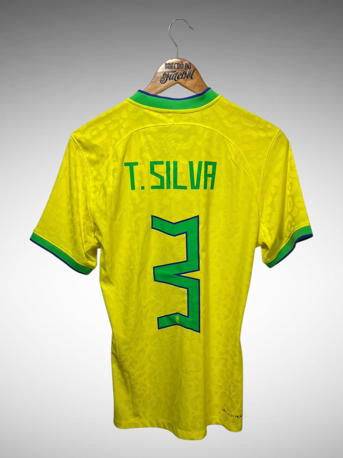 Brasil 2022 Primeira Camisa Tam M N 3 T. Silva