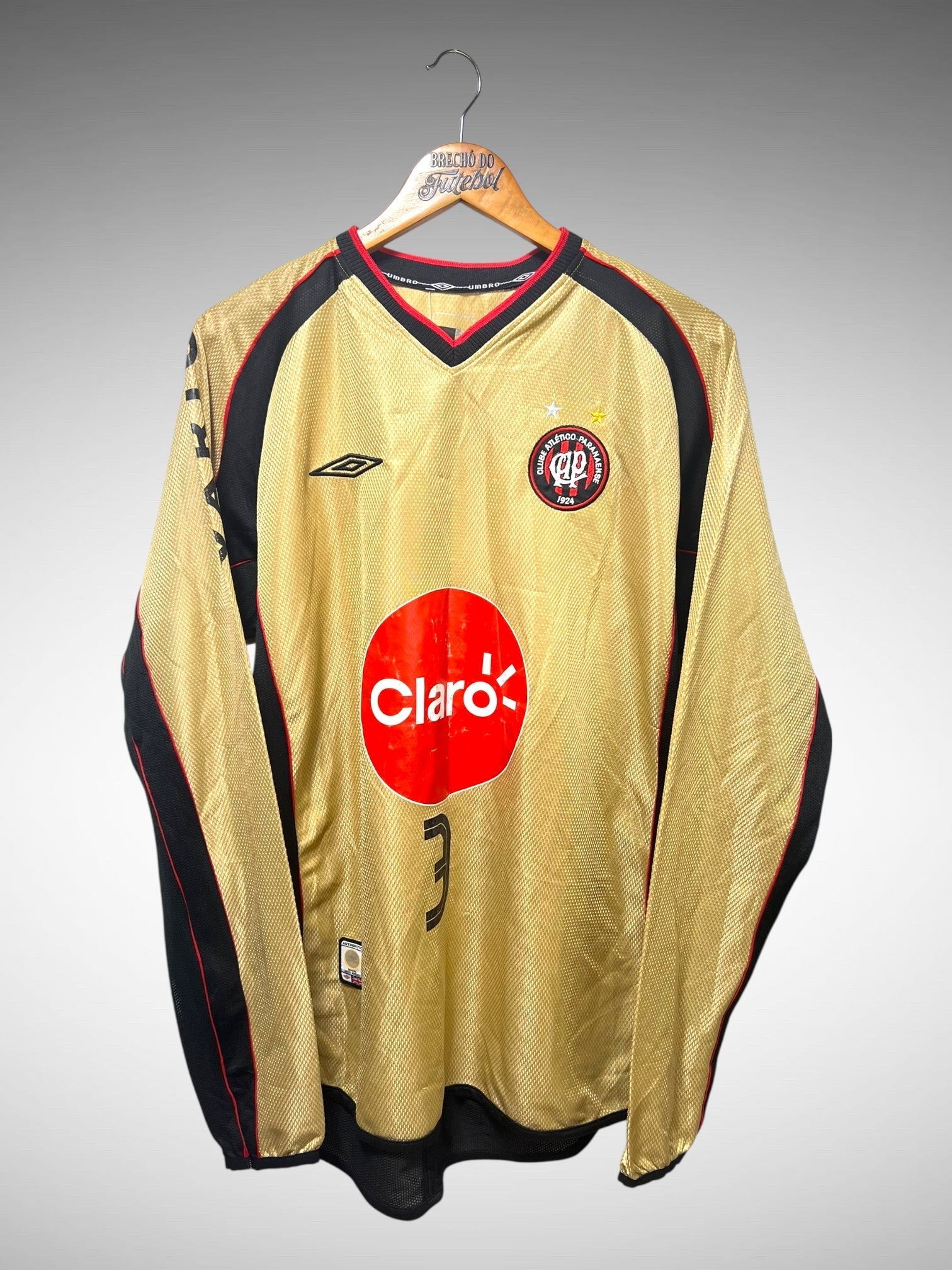 Athletico Paranense 2004 Tam GG N 3 Manga Longa