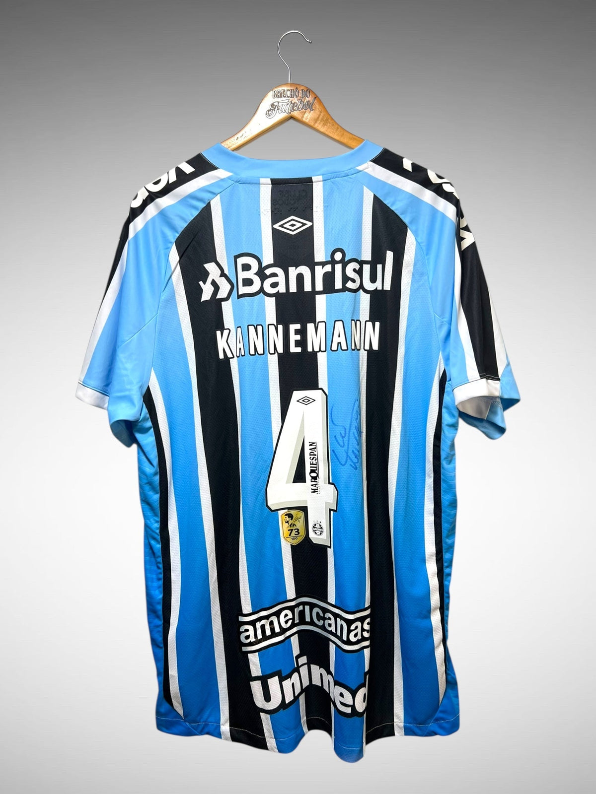 Grêmio 2022 Primeira Camisa Tam 3G N 4 Kannemann Edição Especial.