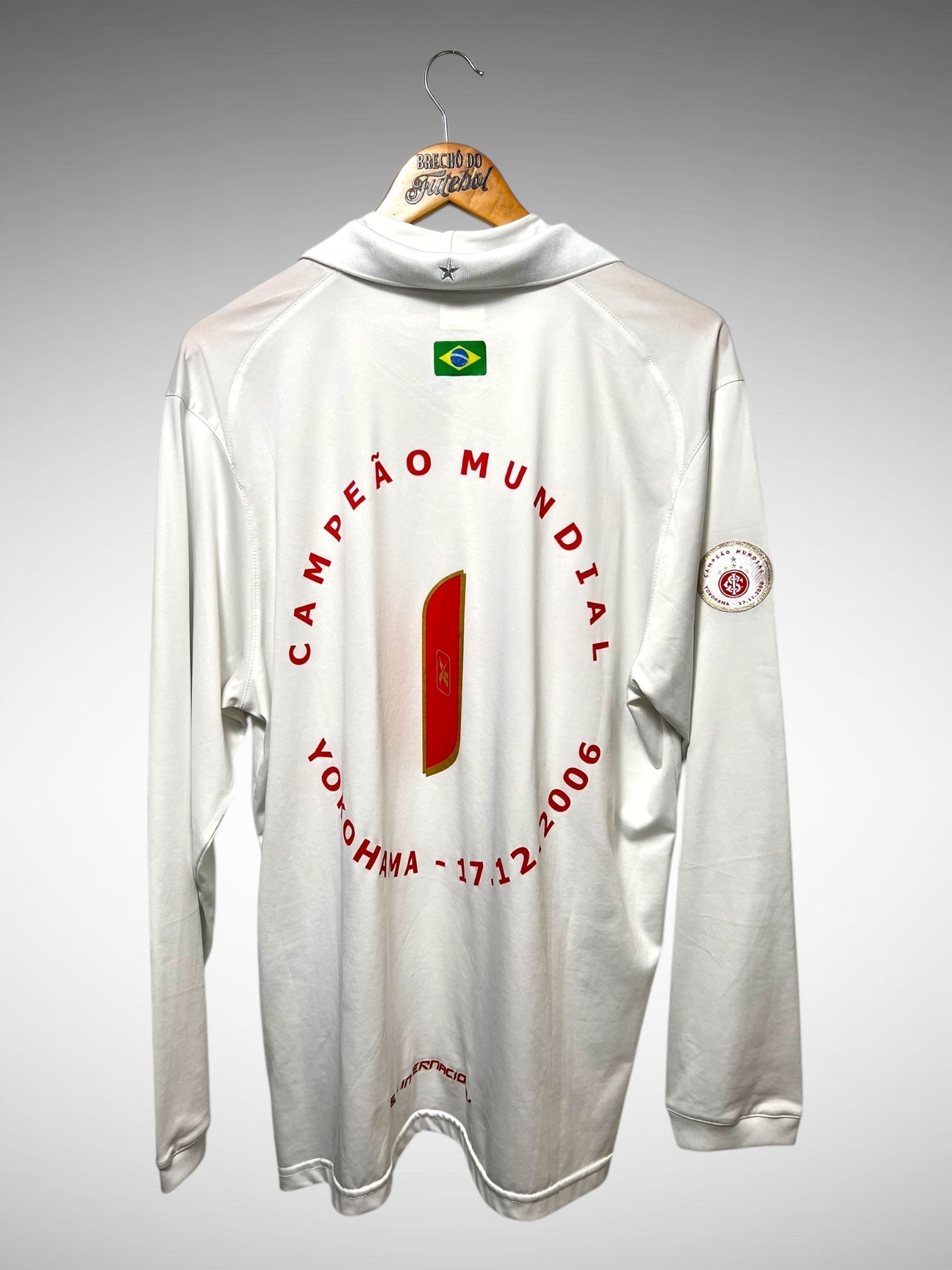 Internacional 2006 Segunda Camisa Edição Mundial Mangas Longas Tam GG N 1.