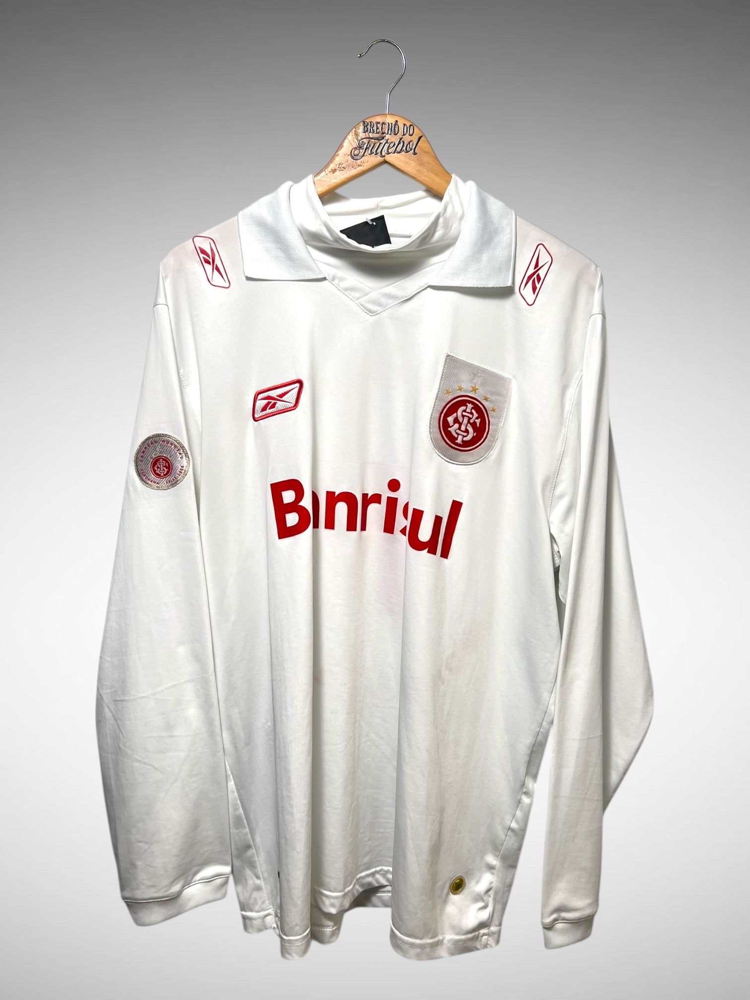 Internacional 2006 Segunda Camisa Edição Mundial Mangas Longas Tam GG N 1.