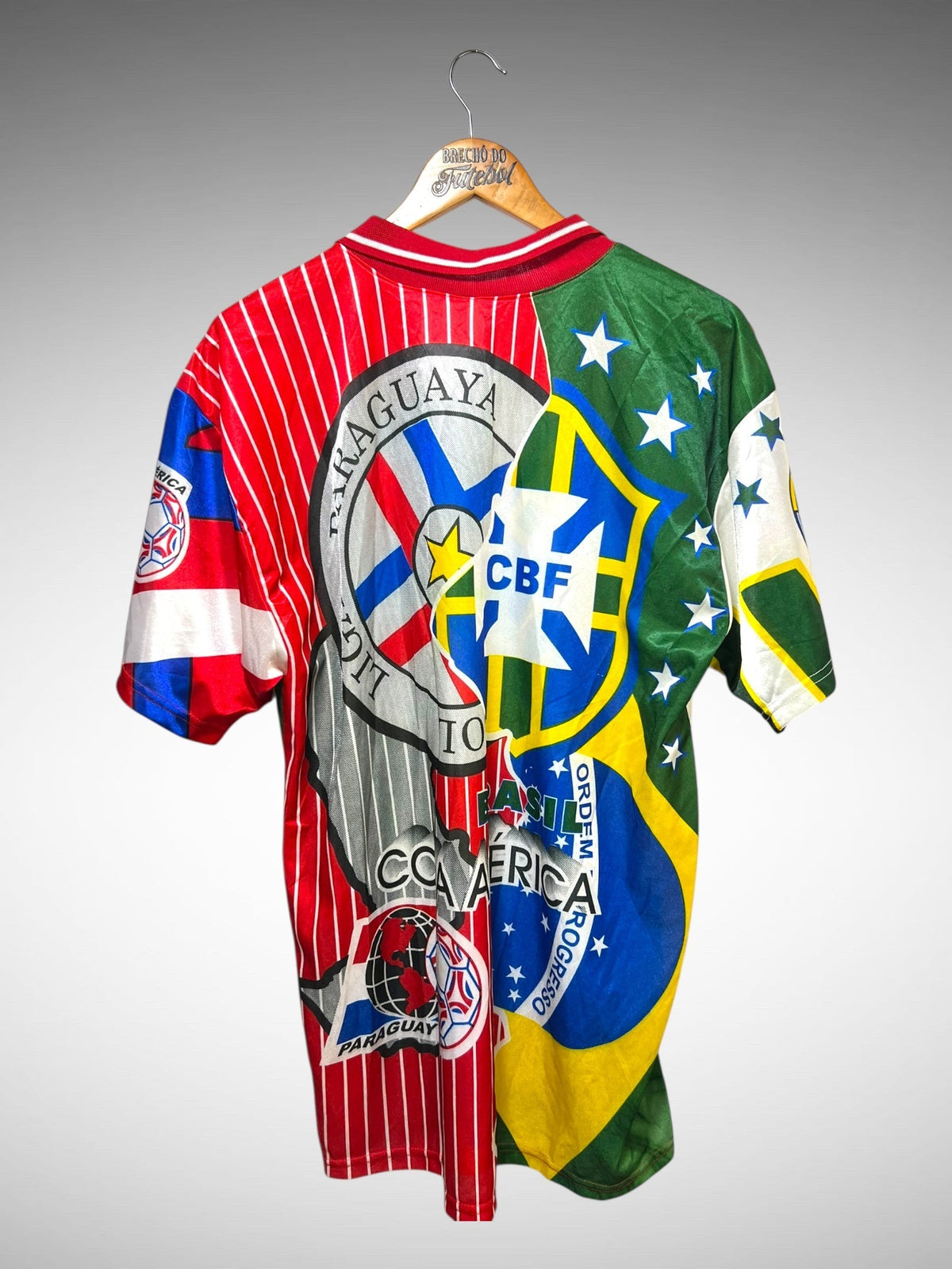 Brasil e Paraguai Camisa Copa America Tam G.