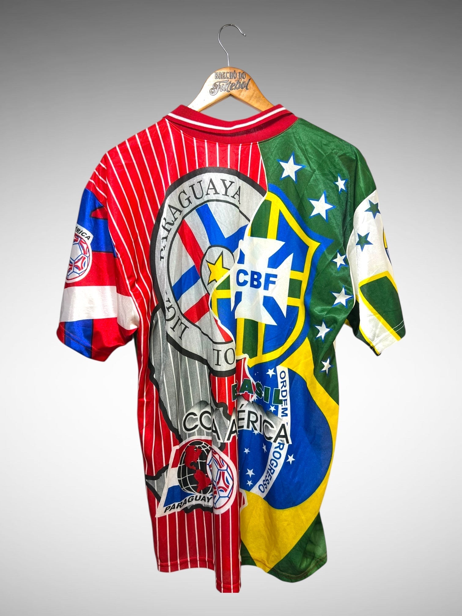 Brasil e Paraguai Camisa Copa America Tam G.