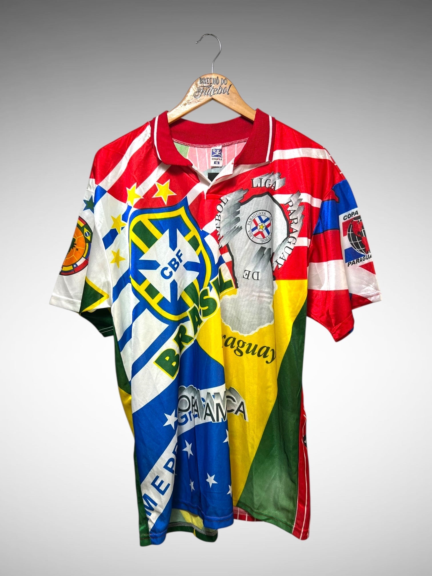 Brasil e Paraguai Camisa Copa America Tam G.