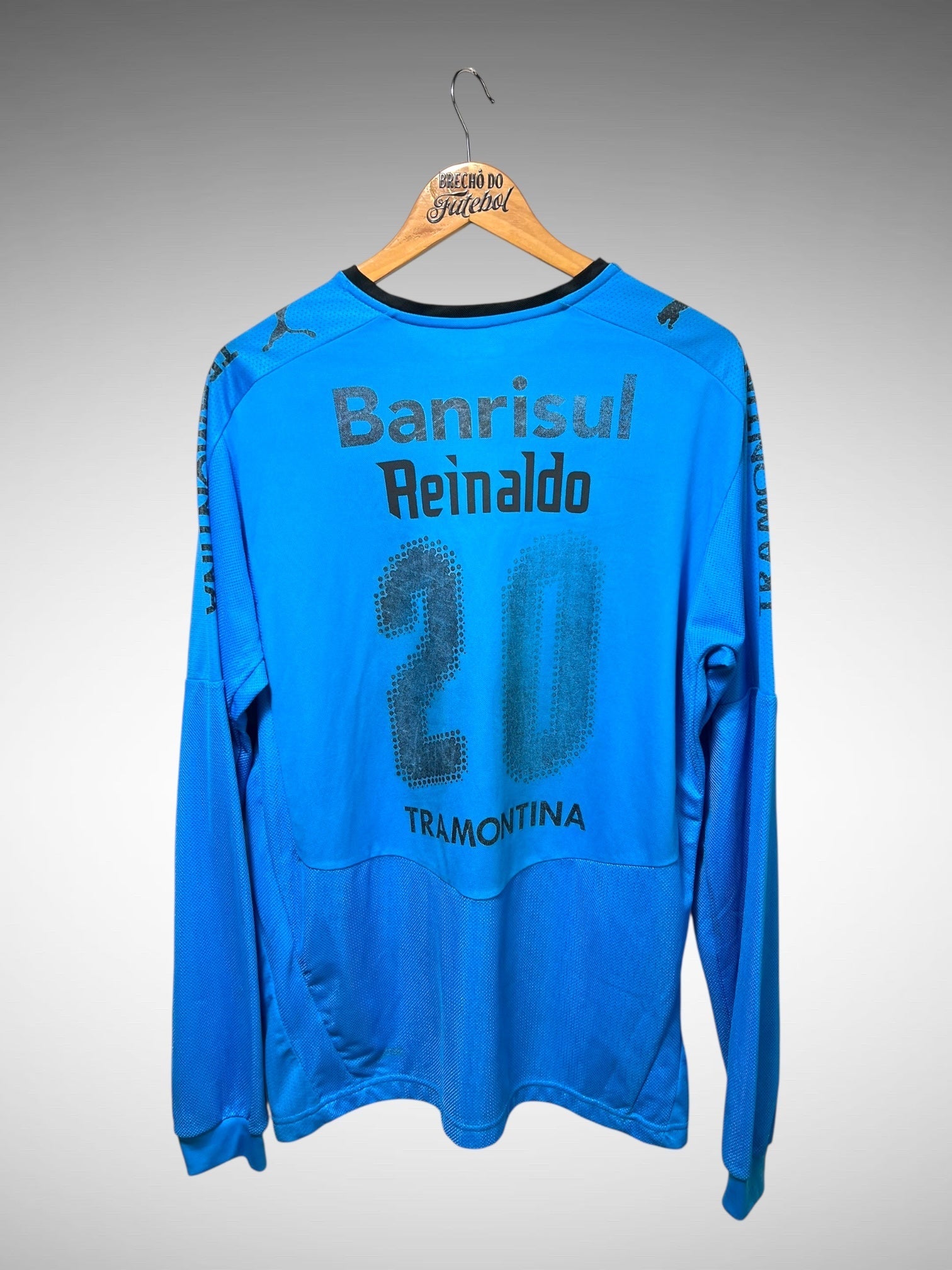 Grêmio 2008 Terceira Camisa Tam GG N 20 Reinaldo Mangas Longas.