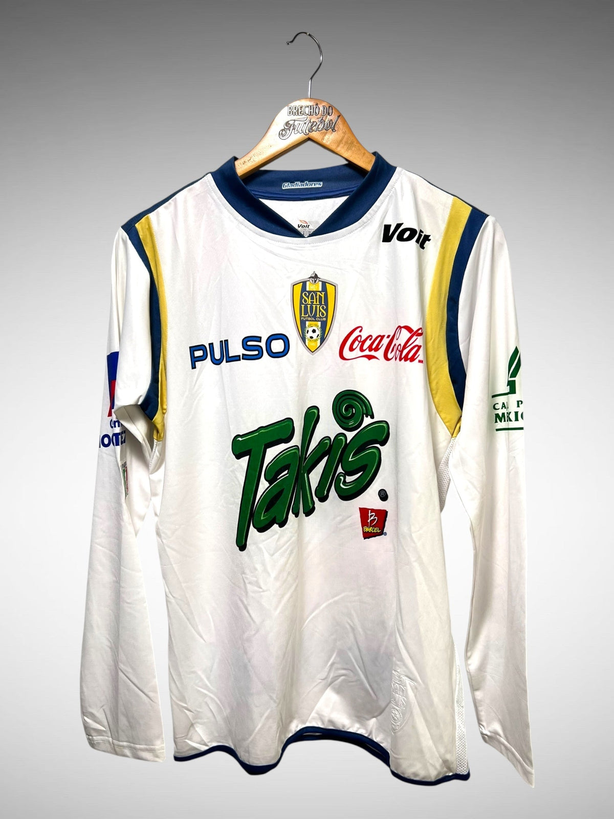 Atlético de San Luis 2008 Segunda Camisa Tam M N 22 R. Salinas Mangas Longas.