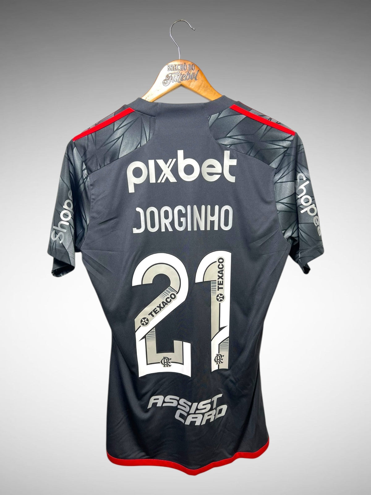 Flamengo 2024 Terceira Camisa Tam P N 21 Jorginho.