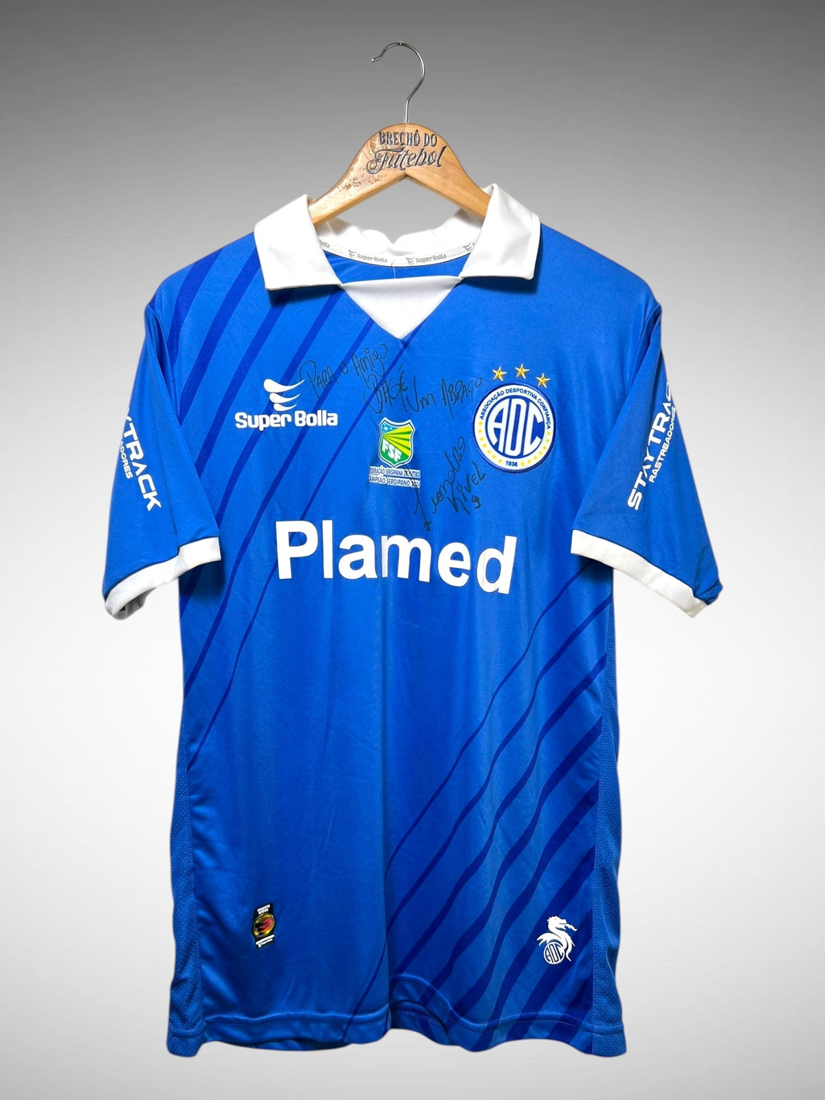 AD Confiança-SE 2014 Primeira Camisa Tam G N 9