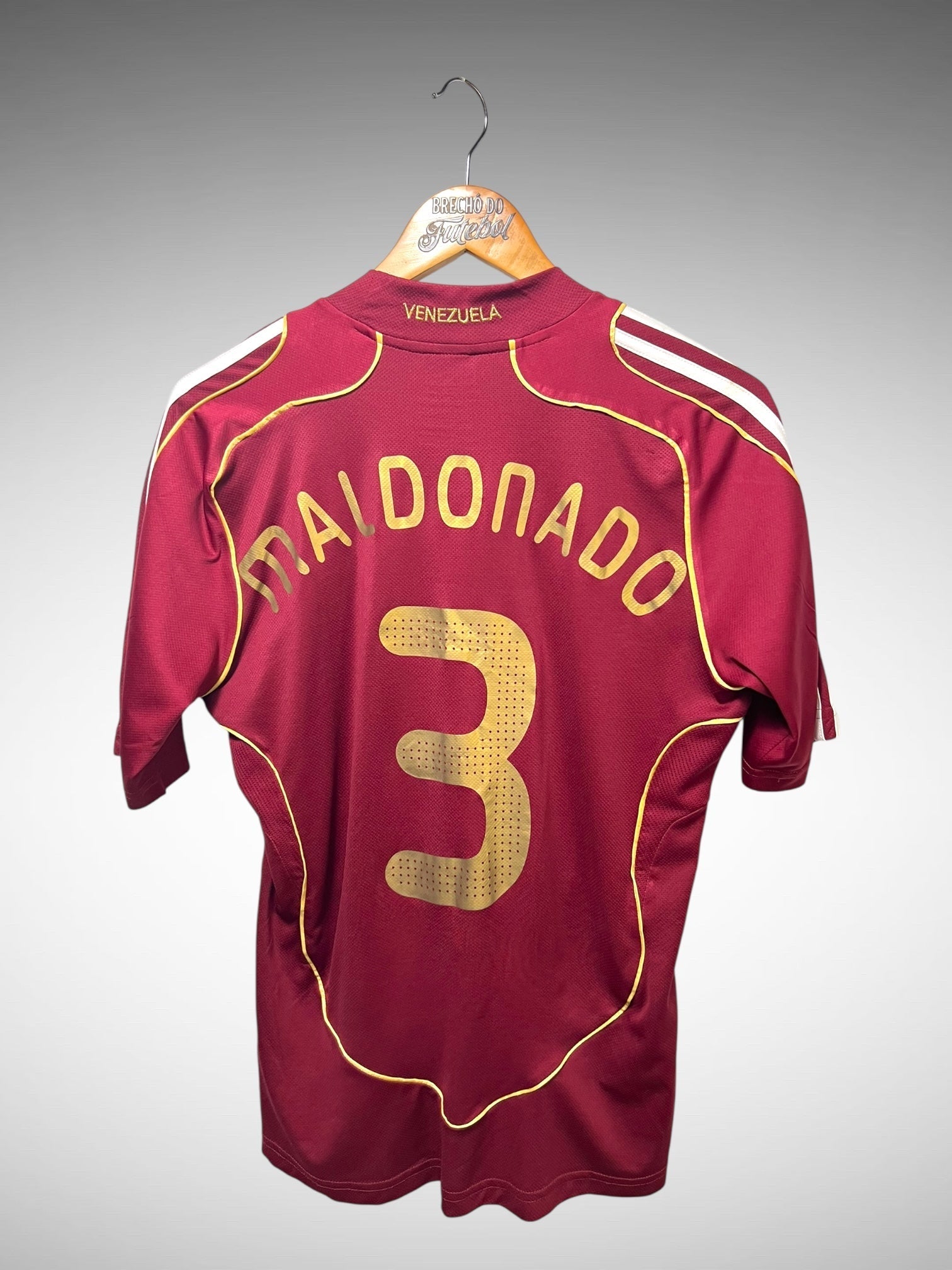 Venezuela 2008 Primeira Camisa Tam P N 3 Maldonado.