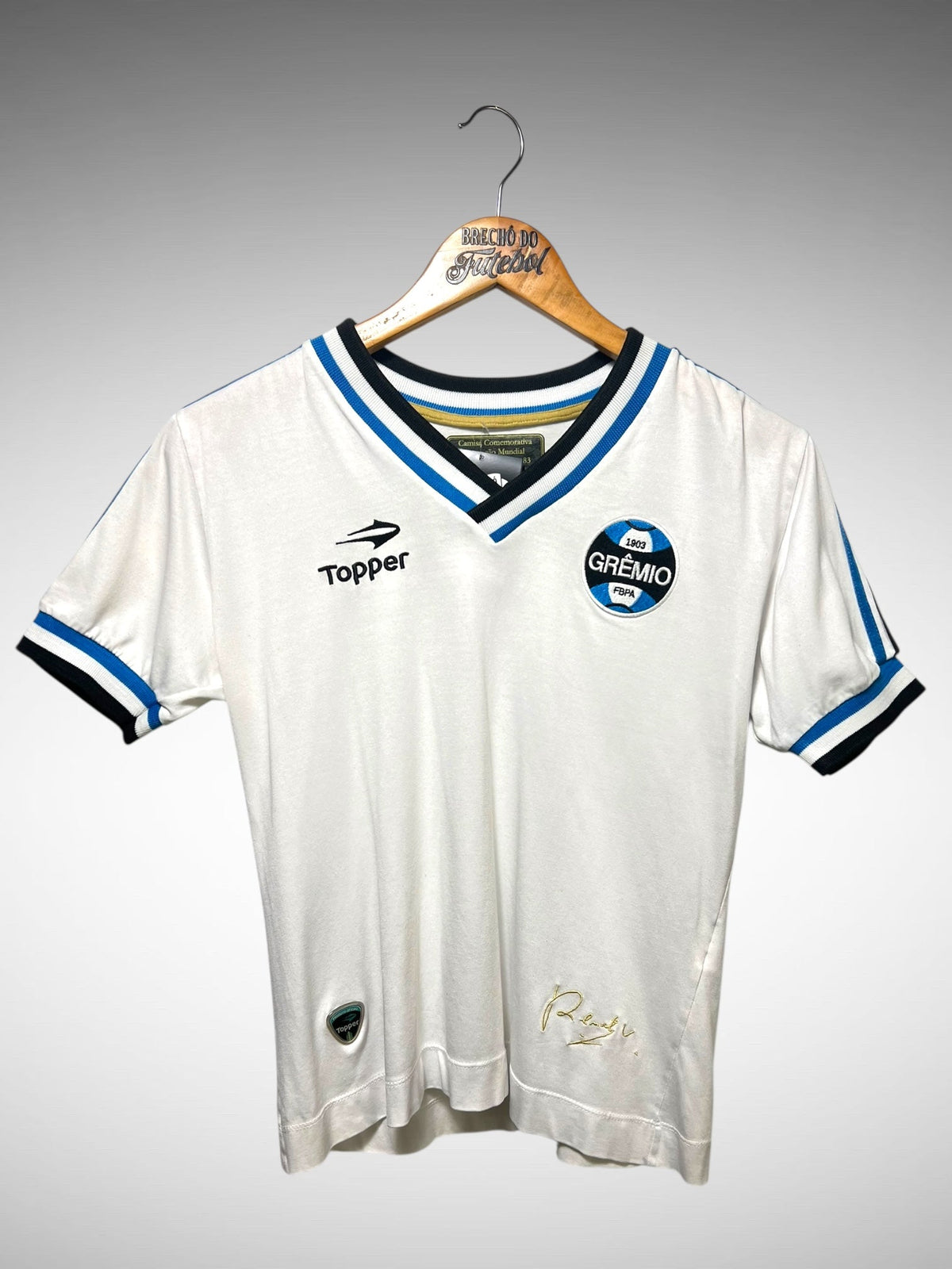 Grêmio 1983 Segunda Camisa Retrô Tam GG N 7 Feminino.