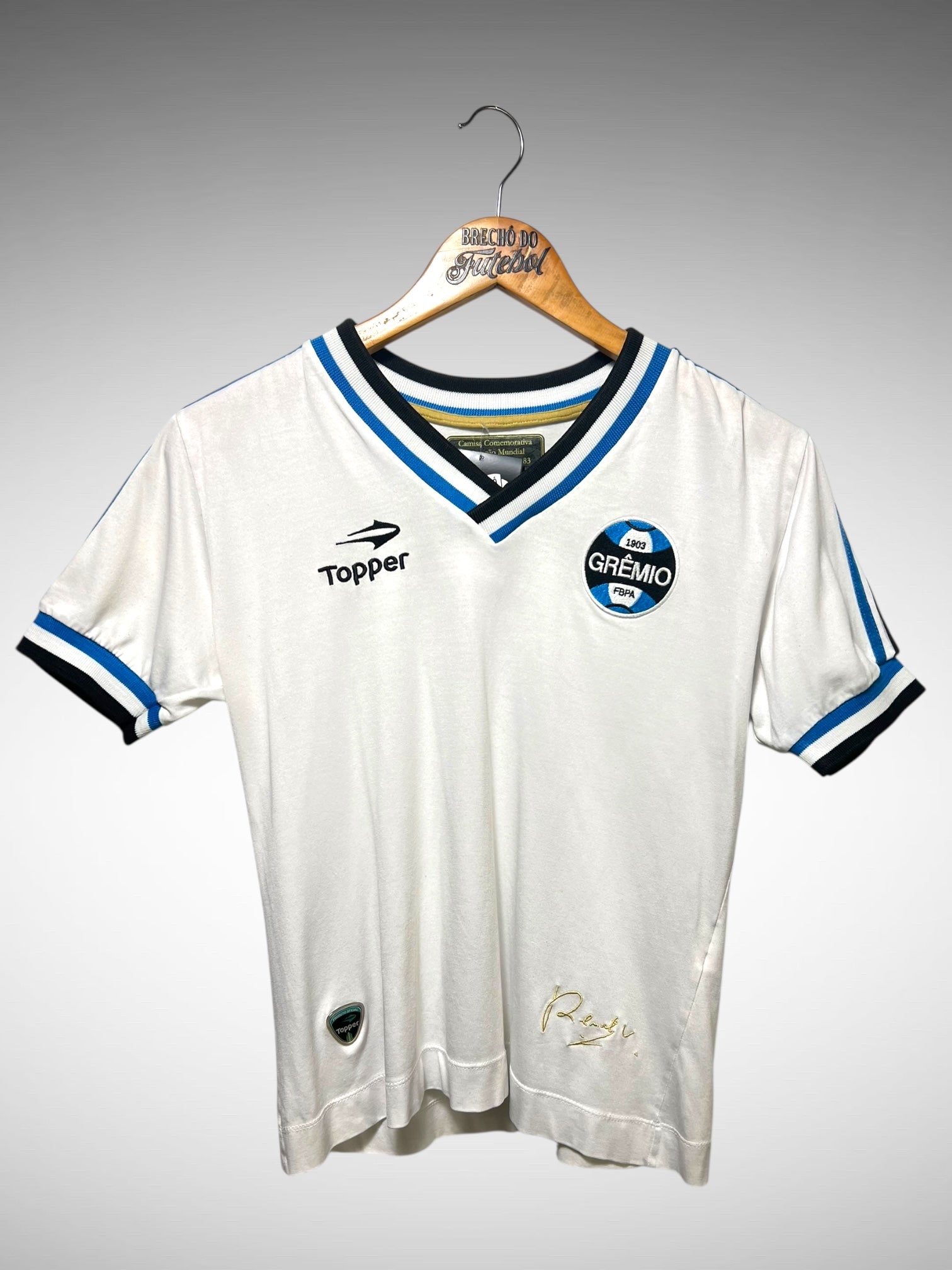 Grêmio 1983 Segunda Camisa Retrô Tam GG N 7 Feminino.