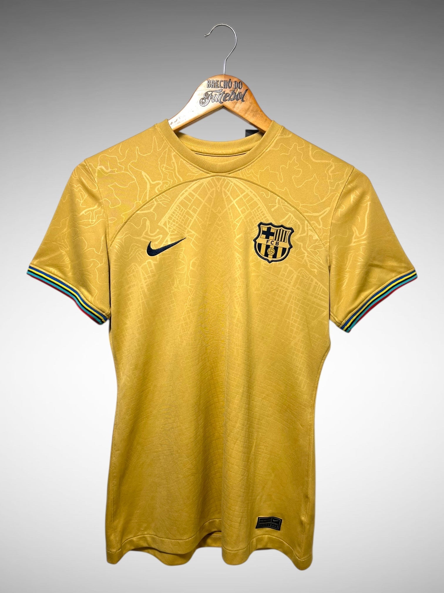 Barcelona 2022 Segunda Camisa Tam P Feminino.