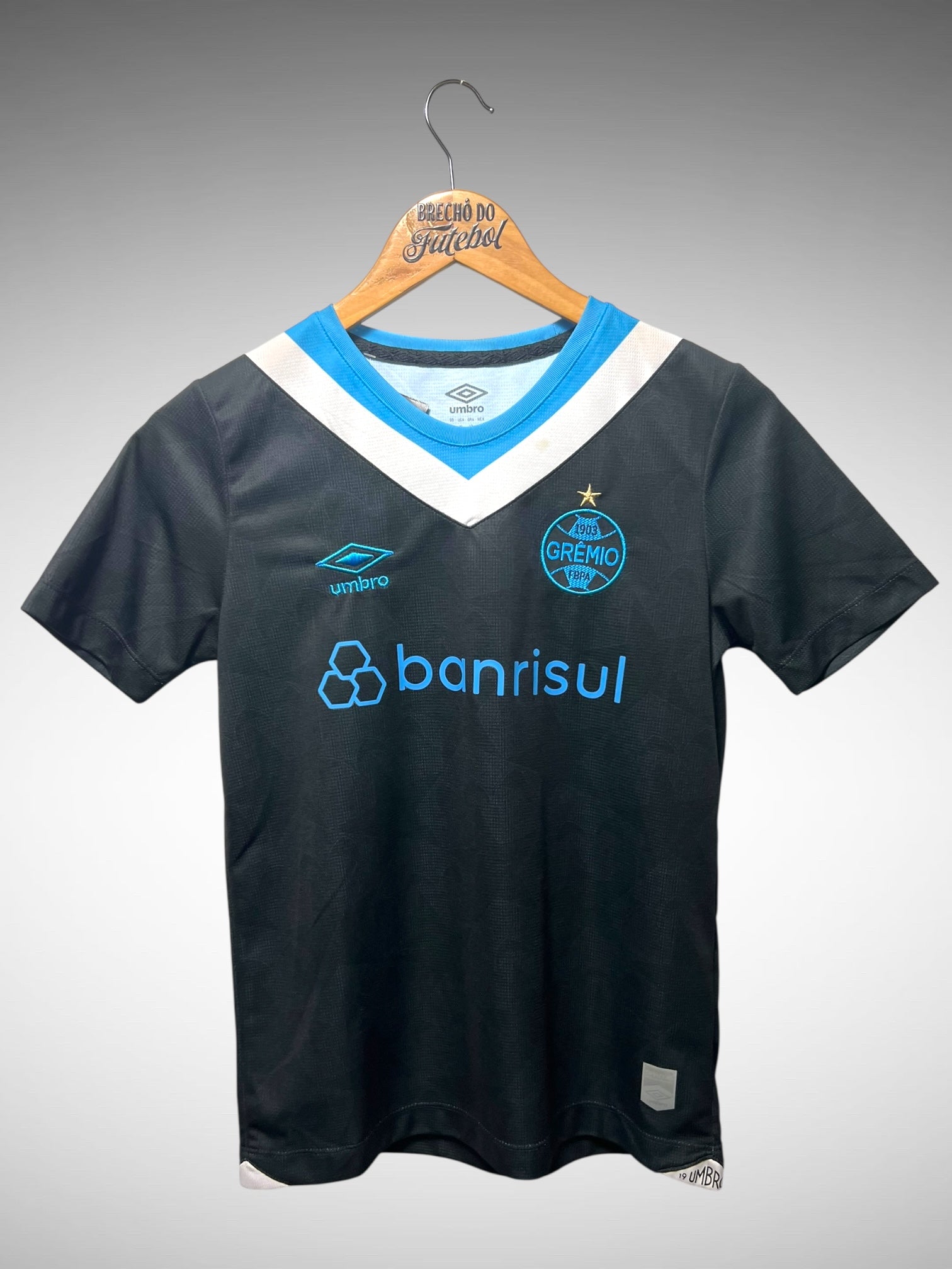 Grêmio 2024 Terceira Camisa Tam 12 Infantil.