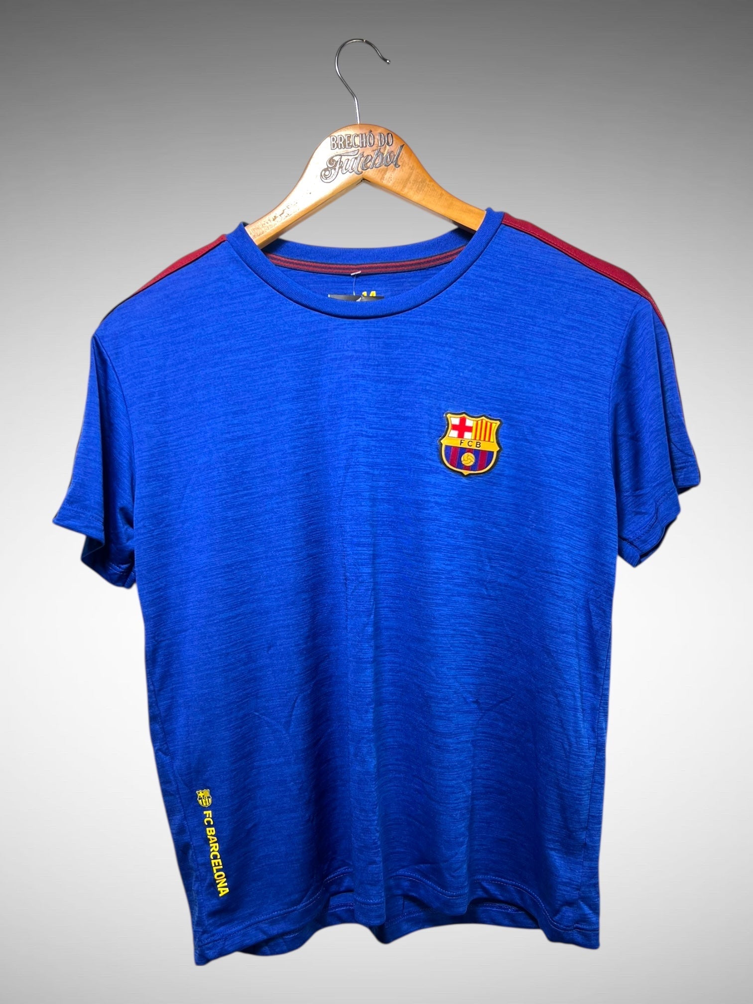 Barcelona Camisa De Passeio Tam 14 Anos Infantil.