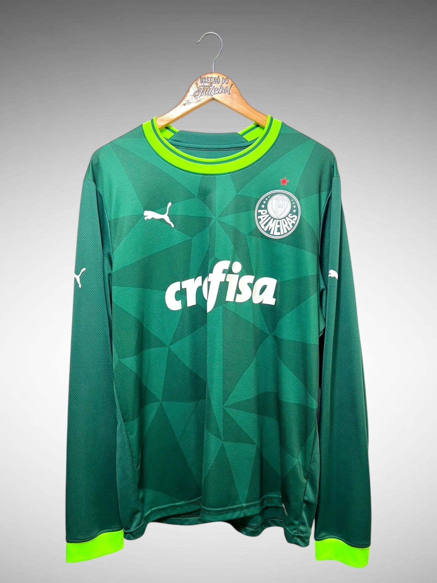 Palmeiras 2023 Primeira Camisa Tam GG Mangas Longas.