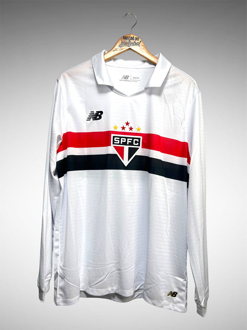 São Paulo 2024 Primeira Camisa Modelo Retrô Tam GG.